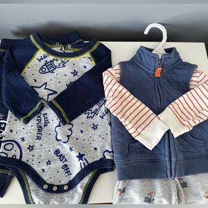 Baby Boy Bundle: 3-6 months! 4 sets and one onesie EUC